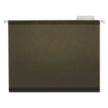 Universal® Deluxe Reinforced Recycled Hanging File Folders, Letter Size, 1-5-cut Tab, Standard Green, 25-box freeshipping - TVN Wholesale